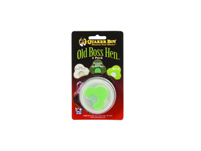 Quaker Boy 11308 Old Boss Hen Turkey Mouth Calls 3 Pack