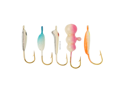 Celsius 5 Pack Lures #8, Glow Assort