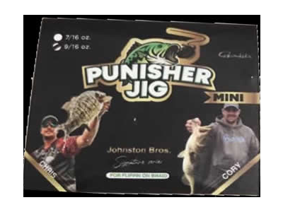 Punisher Jigs (Johnston Bros, Signature Series) Braided Mini Flippin Jig