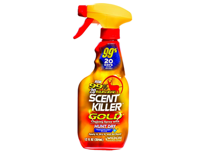 Wildlife Research Scent Killer Gold Clothing Spray Hunt Dry 12oz