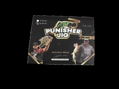 Punisher Jigs (Johnston Bros, Signature Series)  Braided Mini Flippin Jig